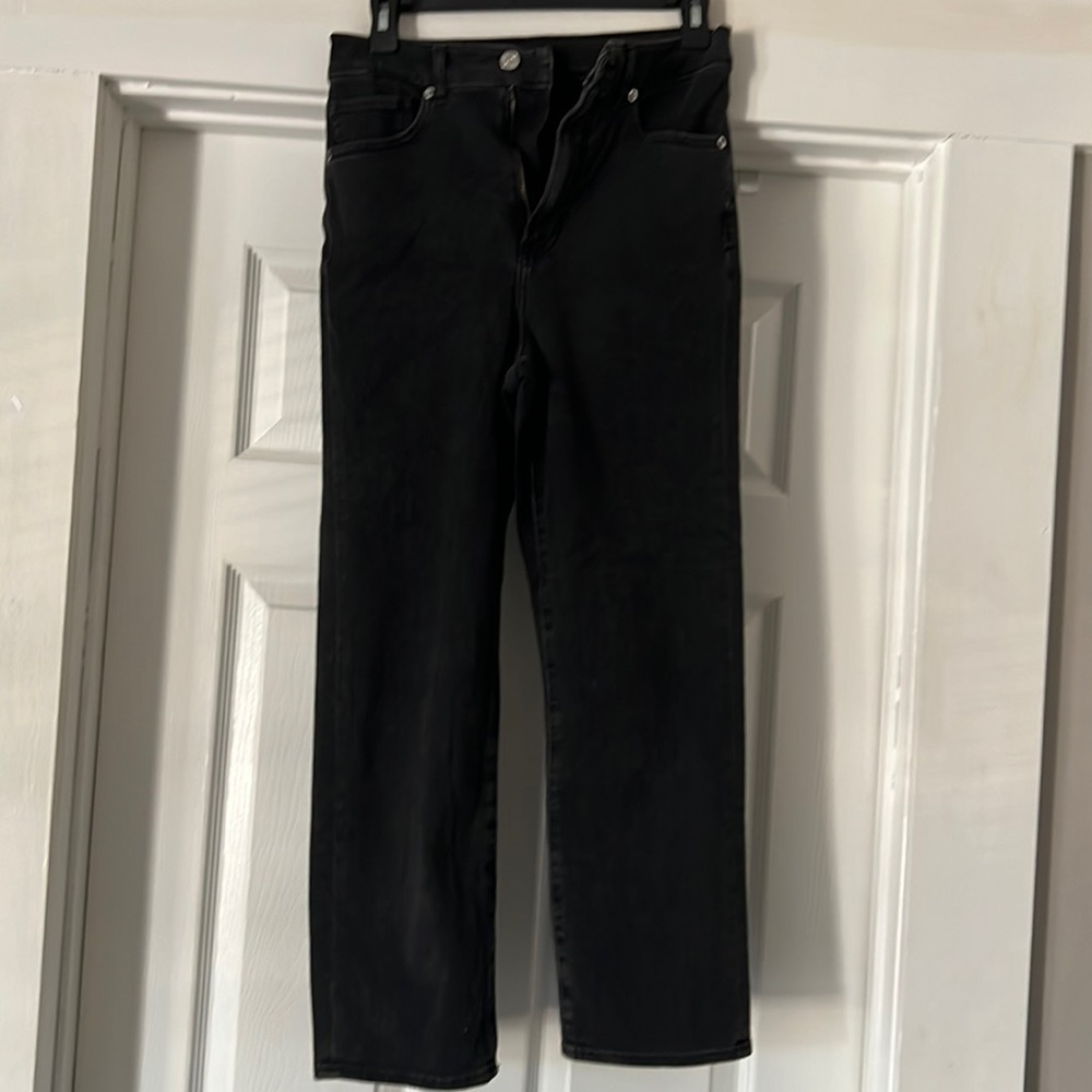 Express black jeans super high rise stretch